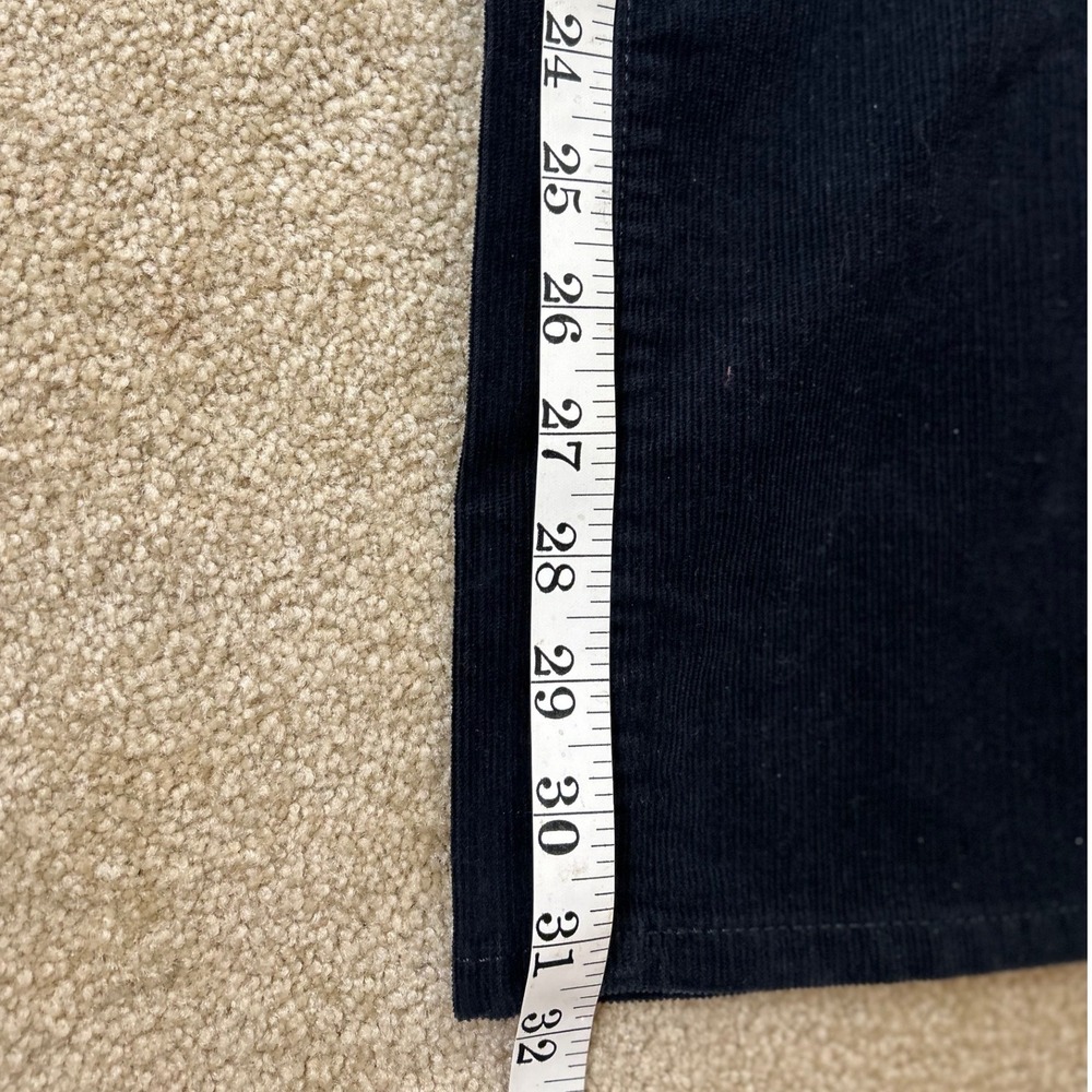 Loft Modern Straight Corduroy Pants Black Womens Size 4 / 27 NWT - Picture 6 of 12
